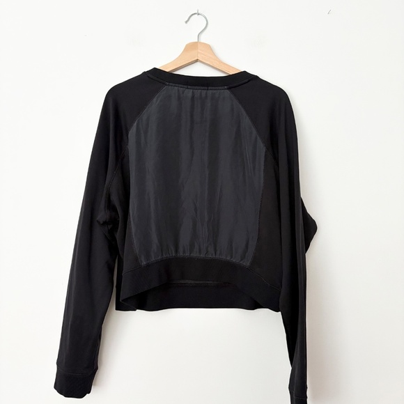 Acne studios mixed media silk blend pullover - Picture 5 of 6